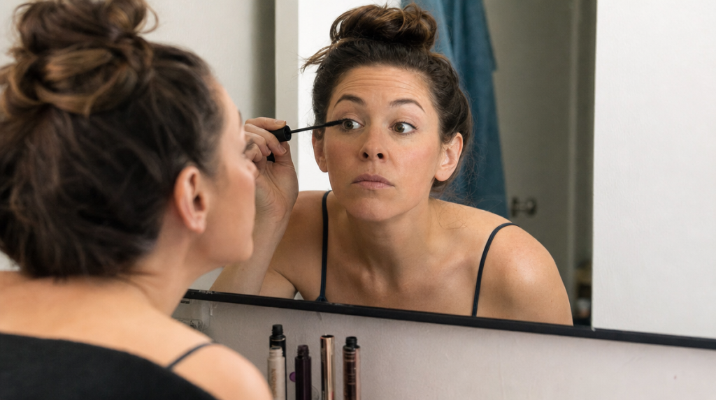 Why lashes look flat by lunchtime